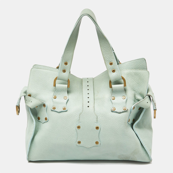 MULBERRY Green Leather Roxanne Satchel - Picture 4 of 8